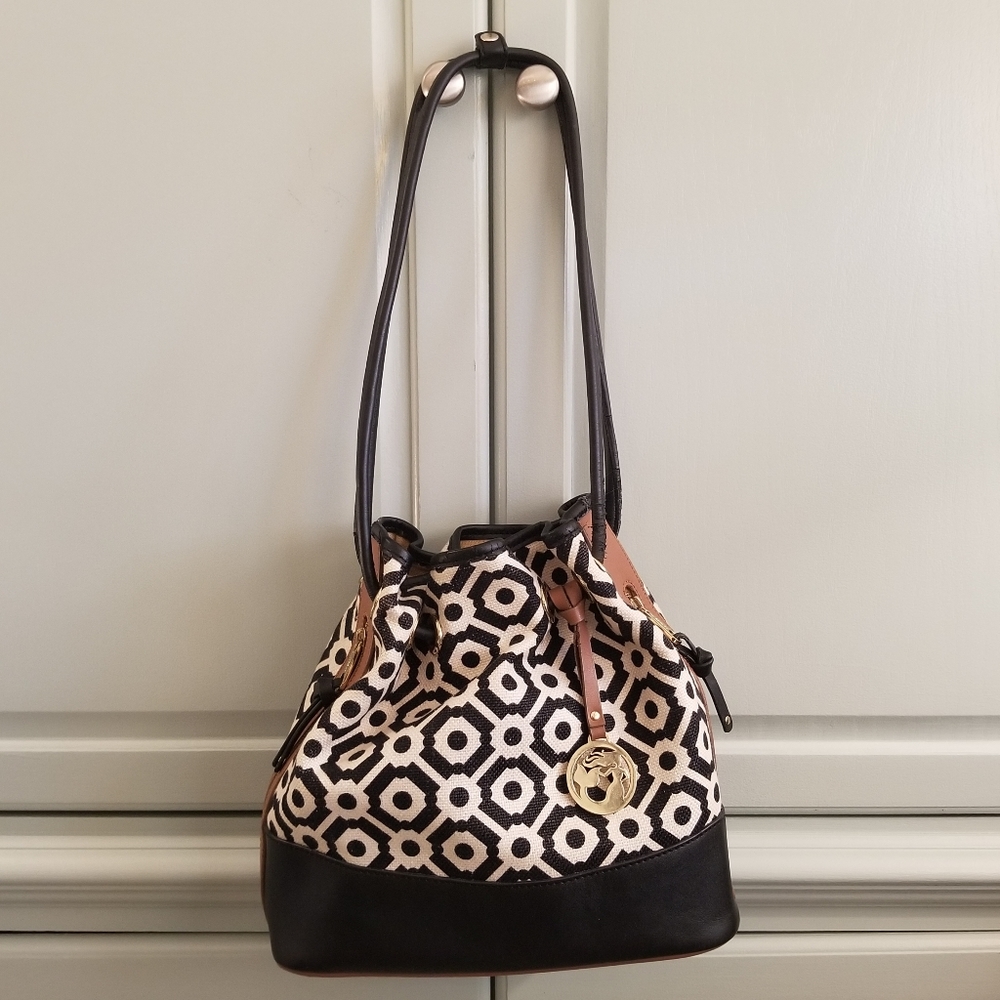 Spartina 449 "Pender" Color Block Drawstring Tote - image 3